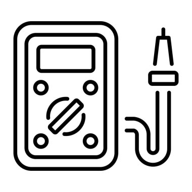 Çoklu metre aracını gösteren bir taslak biçim simgesi