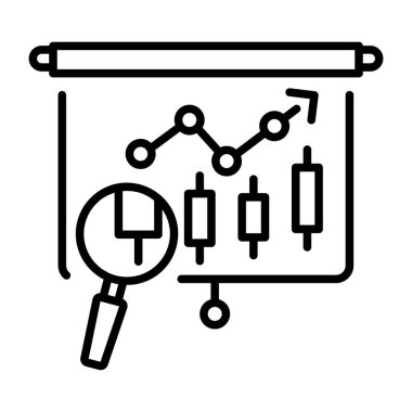 Bir şamdan analizini betimleyen doğrusal bir simge