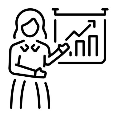 Bir öngörü gösteren bir satır biçimi simgesi