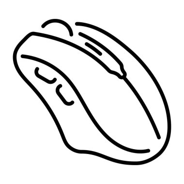 Lazer fare aygıtını temsil eden bir satır biçimi simgesi