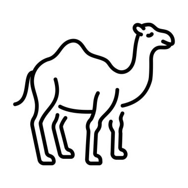 Deveyi tasvir eden bir taslak biçimi simgesi