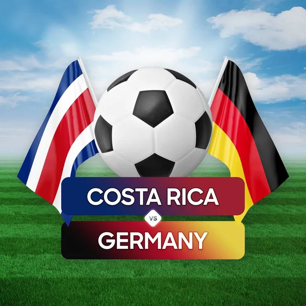 stock image Costa Rica vs Germany national teams soccer football match competition concept.