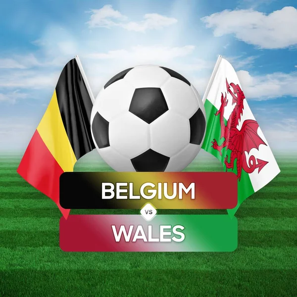 벨기에 대축구 컨셉트 — 스톡 사진