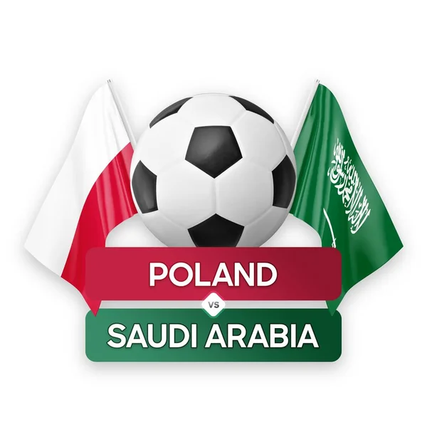 Fußball Länderspiel Polen Gegen Saudi Arabien — Stockfoto