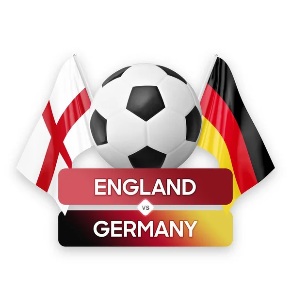 England vs Germany national teams soccer football match competition concept.
