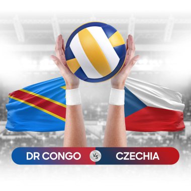 Dr Kongo, Çek milli takımlarına karşı voleybol voleybol maçı konsepti.