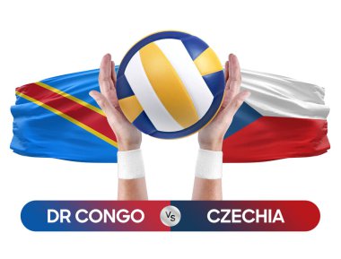 Dr Kongo, Çek milli takımlarına karşı voleybol voleybol maçı konsepti.