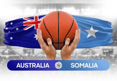 Avustralya - Somali Millî Basketbol Takımı basketbol topu yarışma kupası konsepti