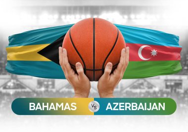 Bahamalar, Azerbaycan milli basketbol takımlarına karşı basketbol topu yarışma kupası konsepti