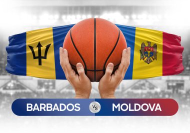 Barbados, Moldova Millî Basketbol Takımı 'na karşı Basketbol Maçı Kupası konsepti