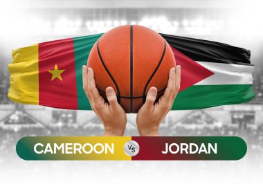 Kamerun, Jordan Millî Basketbol Takımı 'na karşı Basketbol Turnuvası konsepti