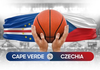 Cape Verde, Çek milli basketbol takımlarına karşı basketbol topu yarışma kupası konsepti