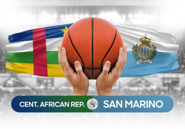 Orta Afrika Cumhuriyeti, San Marino Millî Basketbol Takımı basketbol topu yarışma kupası konseptine karşı