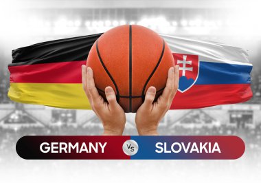 Almanya, Slovakya Millî Basketbol Takımı 'na karşı Basketbol Kupası konsepti