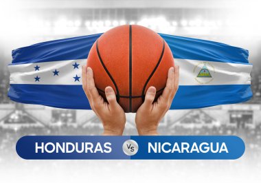 Honduras, Nikaragua Millî Basketbol Takımı 'na karşı Basketbol Maçı Kupası konsepti