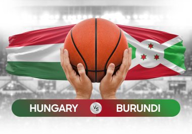 Macaristan, Burundi Millî Basketbol Takımı 'na karşı Basketbol Kupası konsepti