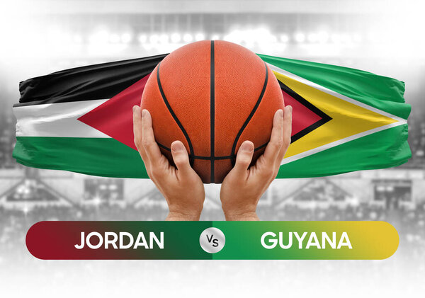 Сборная Иордании по баскетболу против Гайаны