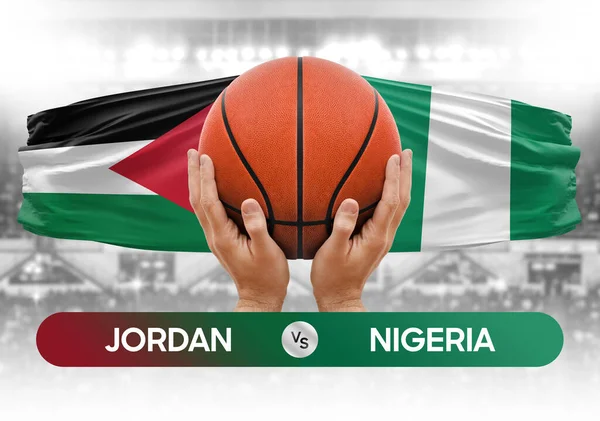 Jordan, Nijerya Millî Basketbol Takımı 'na karşı Basketbol Kupası konsepti