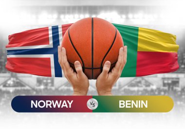 Norveç, Benin Millî Basketbol Takımı 'na karşı Basketbol Maçı Kupası konsepti