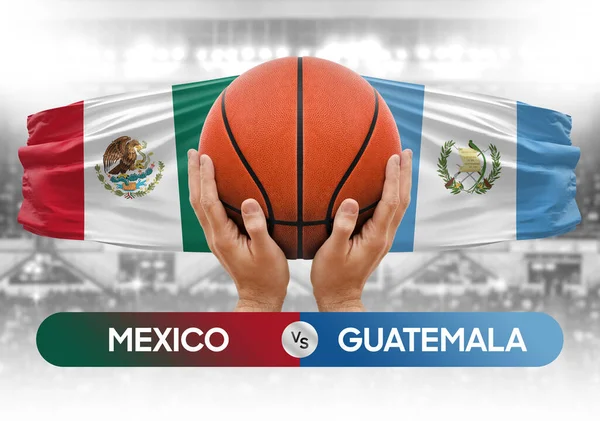 México Guatemala Equipos Nacionales Baloncesto Baloncesto Partido Competición Copa Concepto —  Fotos de Stock