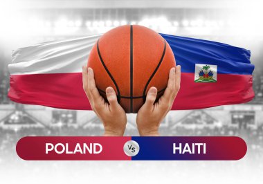 Polonya, Haiti Millî Basketbol Takımı 'na karşı Basketbol Şampiyonluğu Kupası konsepti