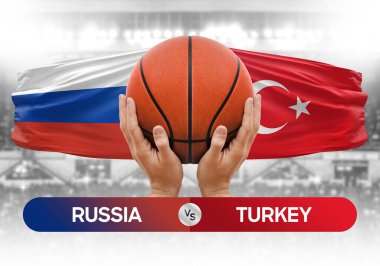 Rusya, Türkiye milli basketbol takımlarına karşı basketbol kupası konsepti