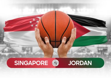 Singapur, Jordan Millî Basketbol Takımı 'na karşı Basketbol Turnuvası konsepti