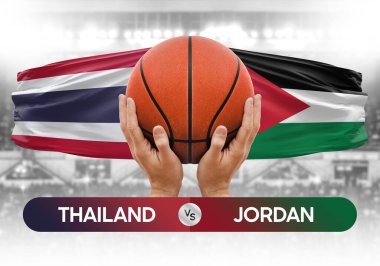 Tayland, Jordan Millî Basketbol Takımı 'na karşı Basketbol Turnuvası konsepti