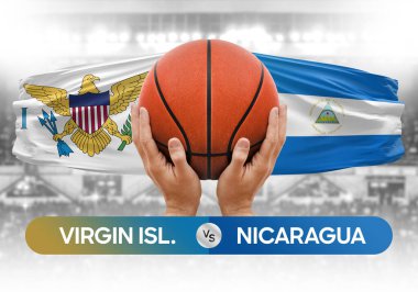 Virgin Adaları Nikaragua Millî Basketbol Takımı basketbol topu yarışma kupası konseptine karşı