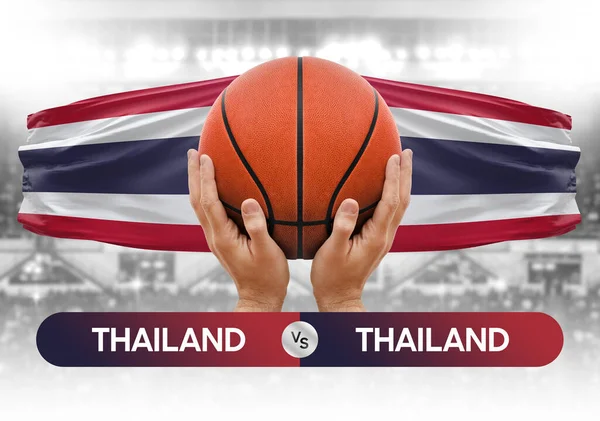 Thailand Thailand Basketballnationalmannschaften Basketballspiel Wettbewerb Cup Konzept Bild — Stockfoto