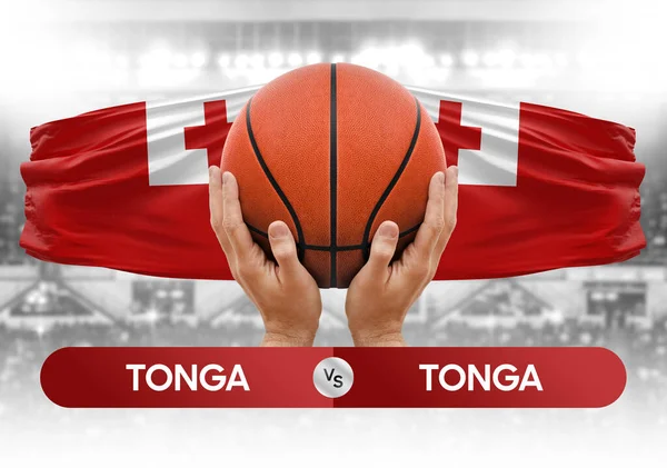 Tonga, Tonga 'ya karşı milli basketbol takımları basketbol topu yarışma kupası konsepti