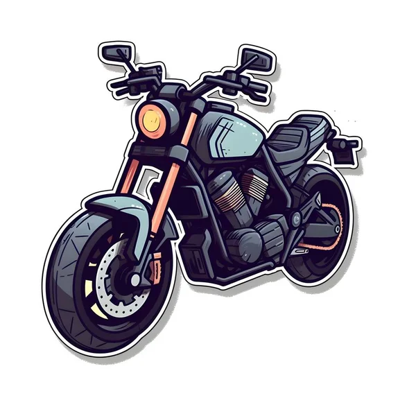 Motorrad Isoliert Hochwertiges Bild — Stockfoto