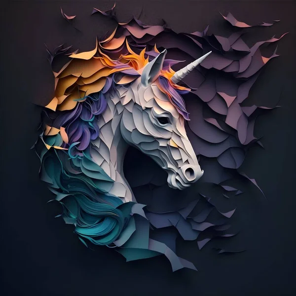 Background Unicorn High Quality Illustration — Stock Photo, Image