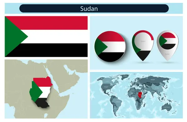 Πολιτικά Infographics Κατασκευασμένα Από Χάρτες Και Σημαίες Εικονογράφηση Διανύσματος — Διανυσματικό Αρχείο