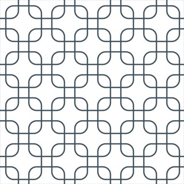 Soyut geometrik kare desen. Kusursuz bir vektör arka planı. Süs, hediye ambalaj kağıdı ve desen dolgularında kullanılabilir.