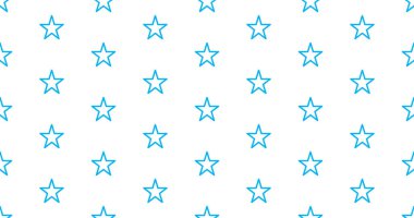 Doğrusal Yıldızlar Soyut Kusursuz Desen. Süs, hediye paketleme kağıdı, şablon dolguları ve web sayfası arkaplanı için kullanılabilir