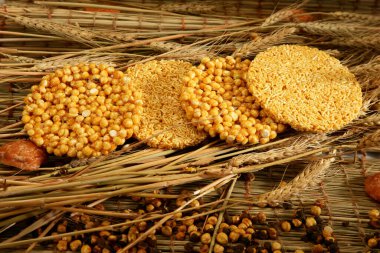 Gajak,Chana Chikki, jaggery