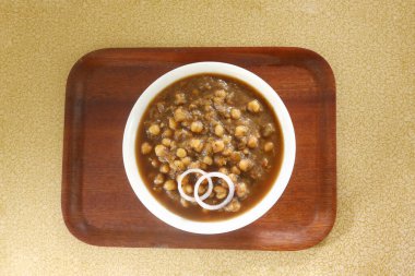 Punjabi Chole veya Chole Masala, Hint yemeği.