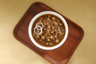 Punjabi Chole veya Chole Masala, Hint yemeği.