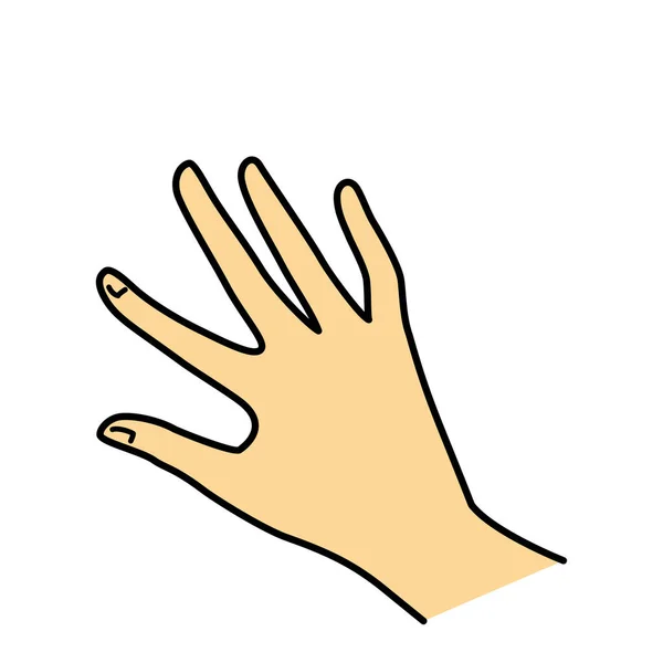 Handbewegung Berührung Illustrationsbild Jpeg — Stockfoto