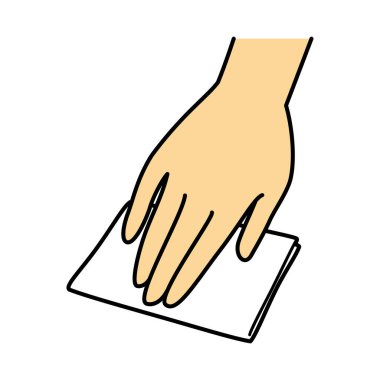 El, temizlik kağıdı, resimli resim, jpeg