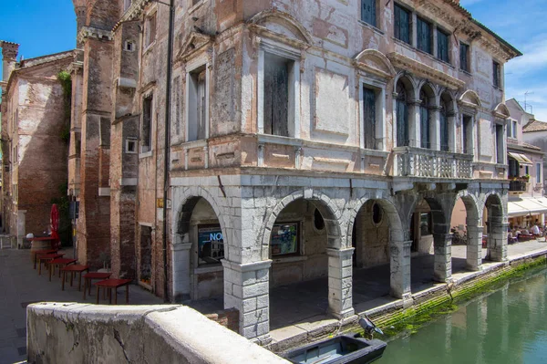 Chioggia Italia Junio 2022 Calles Pintorescas Ciudad Chioggia Con Canal —  Fotos de Stock