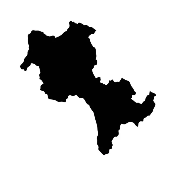 Силуэт Островной Карты Ронга — стоковый вектор