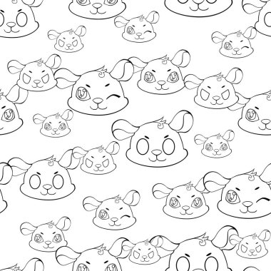 Dört yüzlü, etkileyici, kusursuz, tekrarlanmayan desen tasarımı. Normal ve tarafsız, şaşırmış, kızgın ve cilveli..