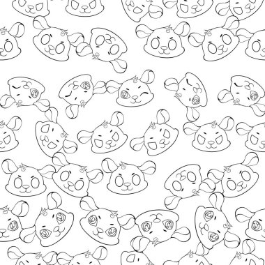 Dört yüzlü, etkileyici, kusursuz, tekrarlanmayan desen tasarımı. Normal ve tarafsız, şaşırmış, kızgın ve cilveli..