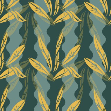 Şakayık çiçeklerinin kusursuz bir yüzey deseni tasarımı gibi hoş bir çizimi.