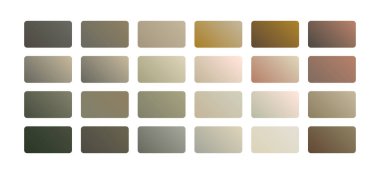 Doğal renklerin değişken örneklerinin toplanması. Toprak tonlarının pastel rengini boya. Organik gölgeler ve renkler. Uyumlu tasarım için dünyevi renk şeması kataloğu.