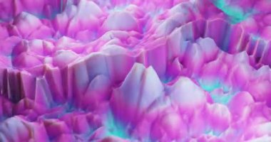 Dinamik Pastel Kristal Dalga Döngüsü Hareketi