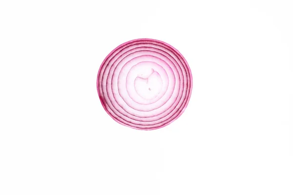 Cibulové Kroužky Pro Vaření Potravin Izolovaných Bílém Pozadí Předkrm Koření — Stock fotografie