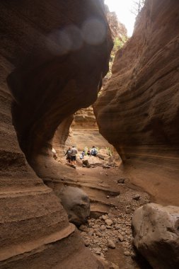 Barranco de las vacas adlı kanyon Büyük Kanarya Adaları 'nın kalbinde yer almaktadır..